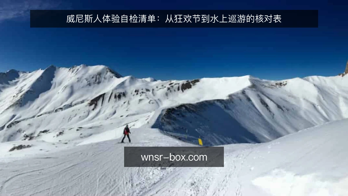 威尼斯人体验自检清单：从狂欢节到水上巡游的核对表